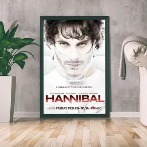 Hannibal Movie Poster, Fantasy Game Print, Game Lover Gift, Home Decor, Wall Art, Minimalist Art