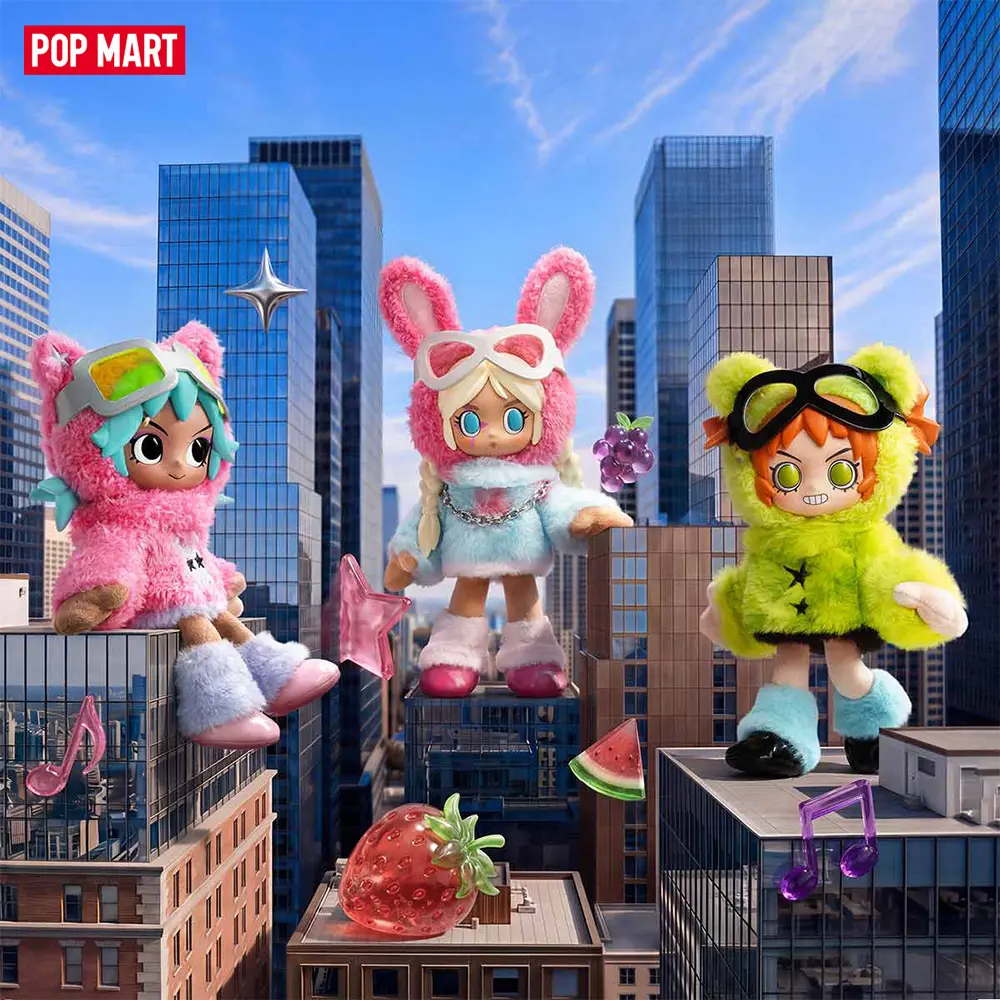 POP MART Peach Riot Fruit Punch Series Plush Doll Pendant