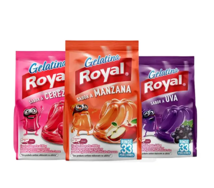 GELATINA EN POLVO - ROYAL VARIOS SABORES