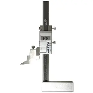 iGaging Digital Mini Height Gauge - 0-6 in Range, Single Beam Construction, Ultra Smooth Movement, IP54 Protective Rating, Strong Magnetic Base, Micro USB Data Output Port, Equipped with Scriber for Hand Measuring Tasks (Tools & Hardware)