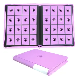 Premium 16-Pocket Card Binder Holds 1600 Cards | PU Leather Protective Album for TCG, Game & Sports Cards, Ideal Holiday Gift