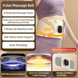Smart EMS Microcurrent Fitness Belt Home Body Shaping Massage Waist Trainer