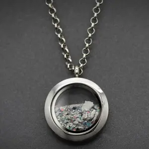 Cremation Locket for Ashes, Human Ash Keepsake, Cremation Necklace for Ashes, Cremation Jewelry Ashes, Urn Necklace, Loss of Loved One, DIY