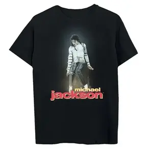 Men's Michael Jackson On Stage Tee T-shirt Black