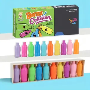 21-Piece Colored Bottle Matching Game Set 🎨🎮 - Teen Educational Board Game for Memory & Logic, Fun Bottle Guess Challenge, Black Friday Deal: Halloween/Christmas/Birthday Gift, Family Board Games (Bottles + Cards)