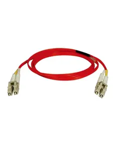 Tripp Lite TRL-N320-15M-RD Duplex Multimode 62.5-125 Fiber LC & LC Plug-and-Play Optical Patch Cable - Red, 50 ft., Phones & Electronics Audio & Video Accessory, Plug-And-Play Optical Cables