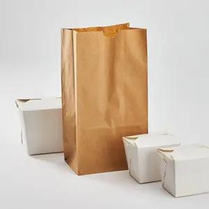 [2,000 ct] 4 lb Paper Bag, Kraft