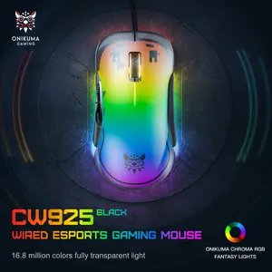 🔥 [E-SPORTS] Wired Gaming Mouse| ULTRA-Fast Response & Pinpoint Precision for FPS Games.Dynamic RGB Chroma Lighting.7 Programmable Buttons for PC/Laptop.