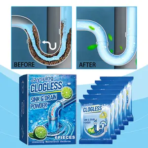 Jaysuing Pipeline Dredging Cleaning Powder, Clean And Dissolve The Drain Oil Blockage Dredging Powder