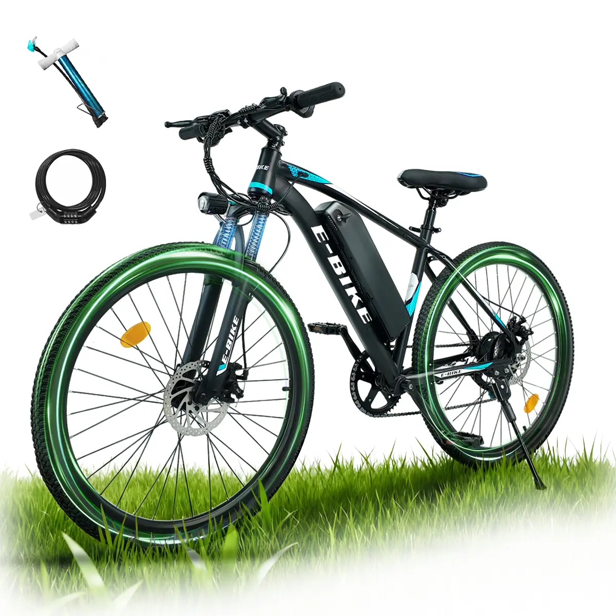 1500W Adult Electric Bike | 25MPH | Removable Battery | 7-Speed | Dual Brakes | All-Terrain Commuter E-Bike | UL 2849 Certified Off Road Ebike