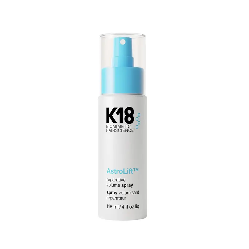 K18 Biomimetic AstroLift Reparative Volume Spray - Fragranced Adult Selfcare Bottle, Alcohol-Free, Buildable Volume for Fine Hair, Repair with Polyquaternium-10 & Arginine, 118 ml, Helps Hair Look Fuller