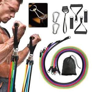 Stretch rope fitness male elastic belt elastic rope home resistance belt puller back strength chest muscle training equipment. chest trainer exercise band