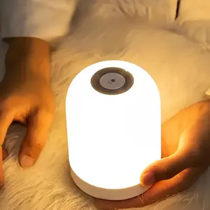 Touch Bedside Lamp, Adjustable Desk Light, Three Lighting Modes, Warm LED, USB Charging, Portable Touch Night Light, Bedroom Night Light, Nightlight For Bedroom, Usb Powered Lamp