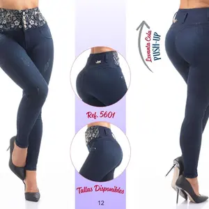 Diseñados con pinzas estratégicas que realzan tus glúteos de forma natural jeans Colombianos