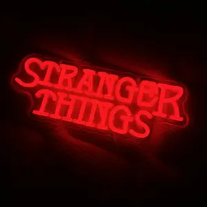 Handcrafted Stranger neon Things Led Neon Signs - Demo’neon Gorgon and 'Demo' Dimmable USB-Powered for Bedroom, Game Room & Halloween Decor - Unique Gift for Fans, Men & Women - Cool 80s Retro Sci-Fi Lighting