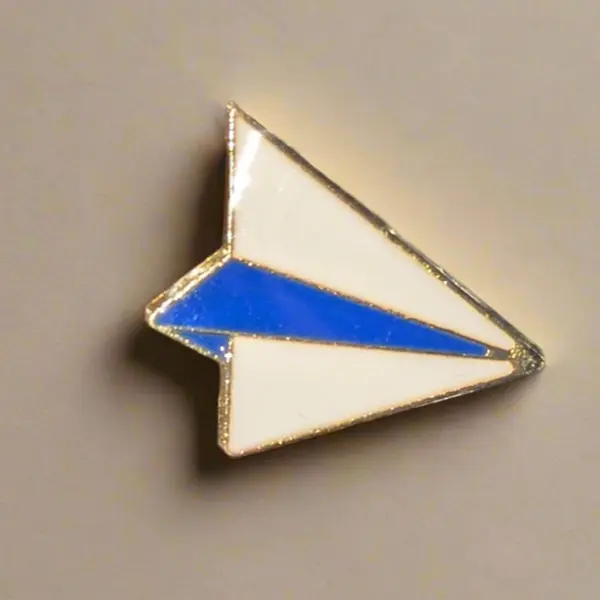 Paper Airplane Pin
