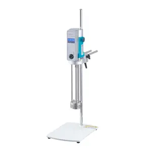 VEVOR Homogenizer, 500 W Laboratory High Speed Dispersing Homogenizer, 200-11000 RPM High Shear Lab Mixer Emulsification Machine, Digital Display Blender, Stainless Steel, for Cosmetics/Food Industry