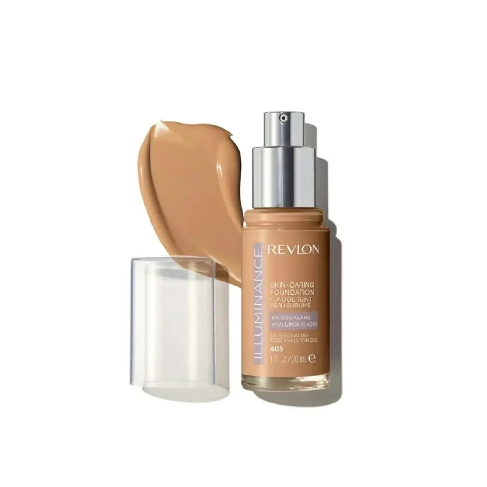 Revlon Illuminance Skin-Caring Liquid Foundation Makeup 405