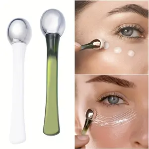 Eye Serum Massage Stick Cooling Roller, Reduces Dark Circles Puffiness Fine Lines, Promotes Absorption, Ergonomic Design, Portable, Ice Roller, Facial Beauty Instrument, Skin Care Tool