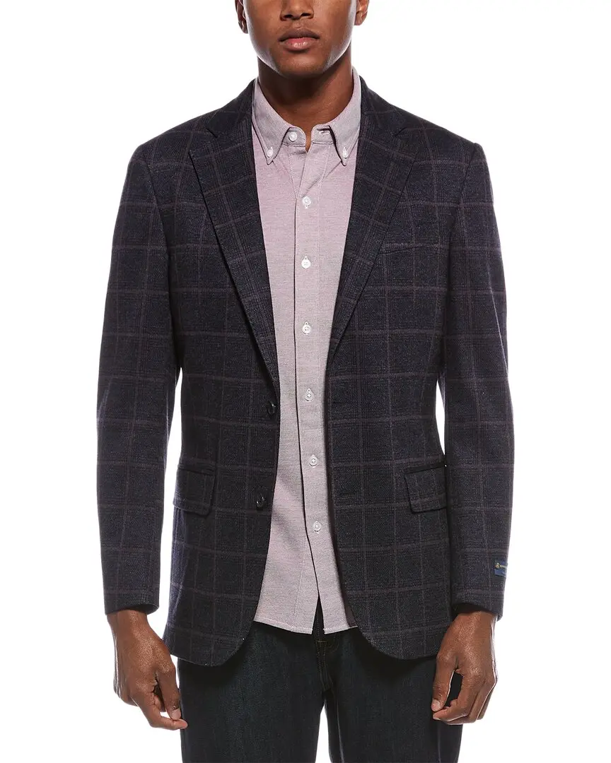 Brooks Brothers Classic Knit Wool-Blend Blazer