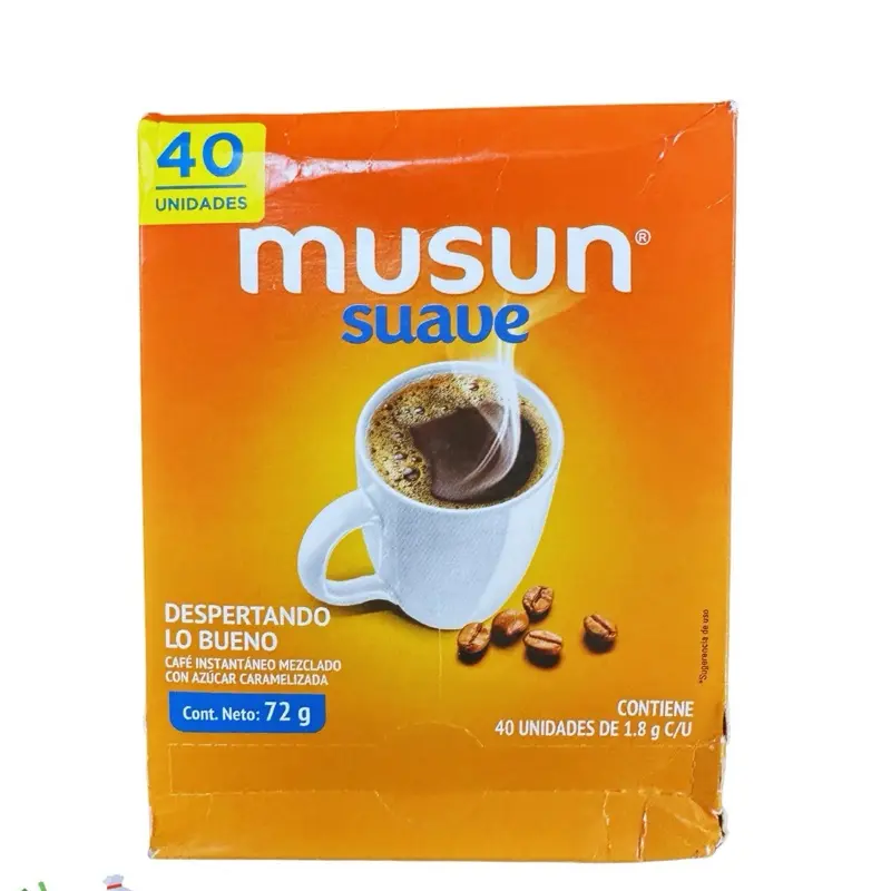 Cafe Musun Suave 40 units instant coffee Cafe Musun Suave 40 units instant coffee