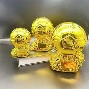 1PC Ballon D'or Trophy Replica, World Football Player Award Model, Best Player Collectible for Fans, Mvp Soccer Trophy