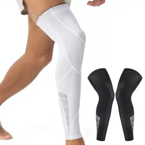 Unisex Full Leg Compression Sleeves, Long Knee Sleeves for Running, Basketball, Soccer, Cycling, Ideal for Sports Performance, Protective Sleeve