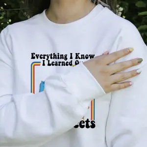 Sesam.e Streets Shirt, Justice For Childhood Sweatshirt, Vintage 90s Childhood Tee, Everything I Know I Learned On The Streets Shirt