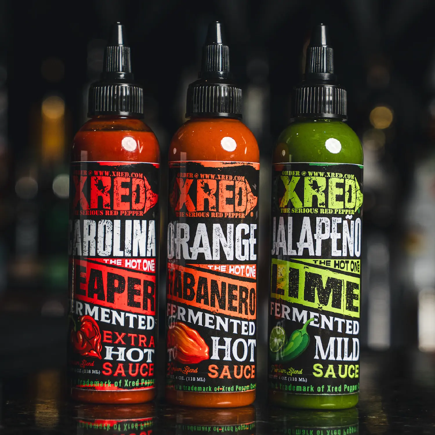 Xred Hot Sauce 3 Pack