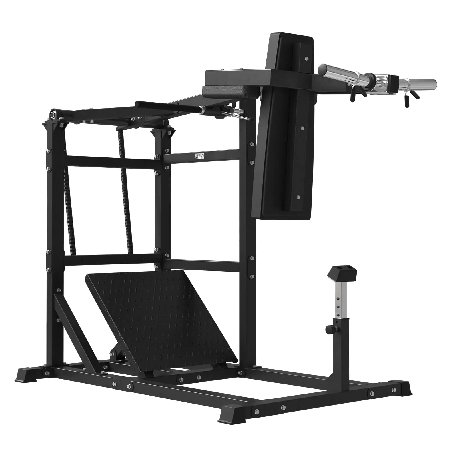 Pendulum Squat Machine - Plate Loaded Hack Squat Machine for Lower Body Strength Training in Home Gym Workout Equipment
