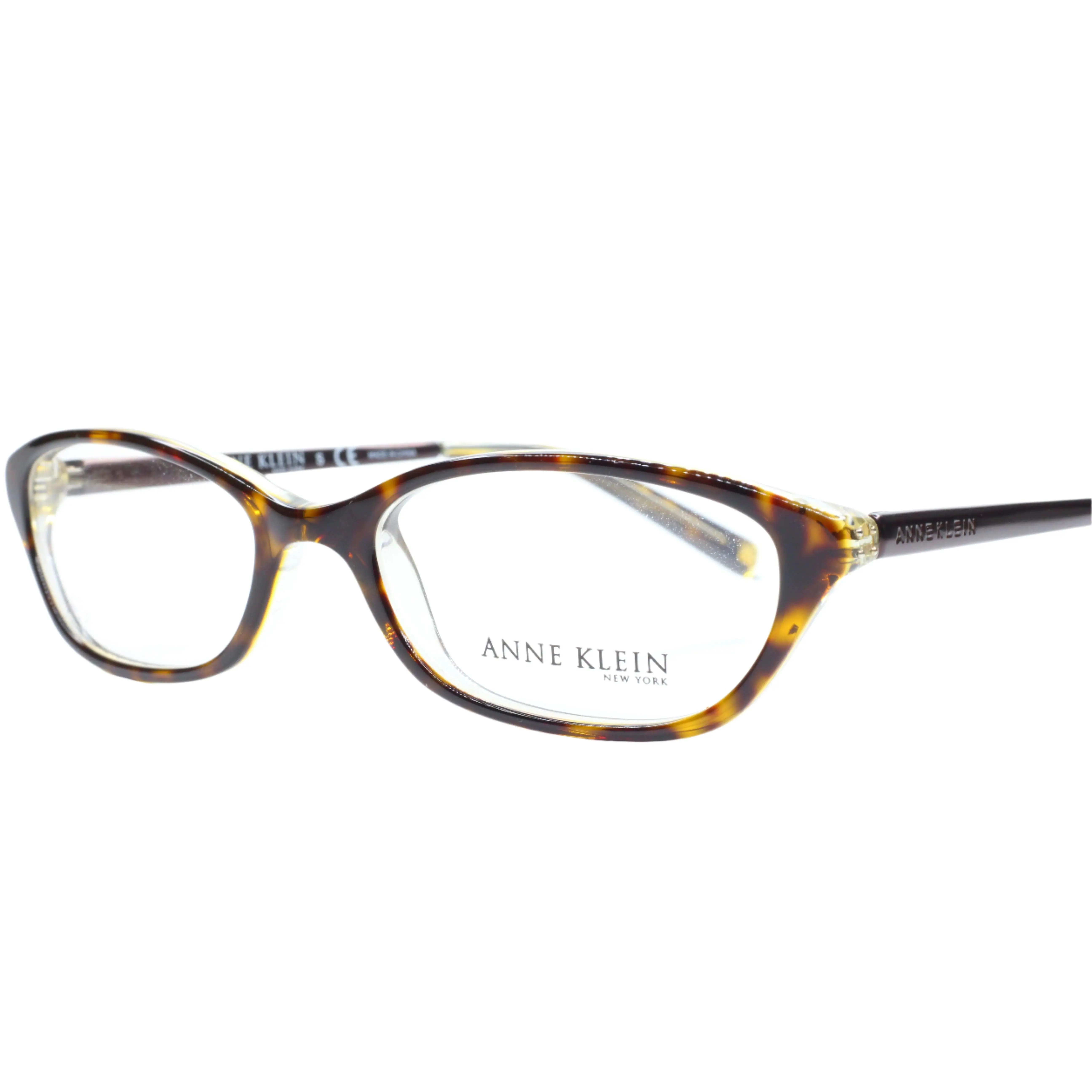Anne Klein AK8102 233 Brown Tortoise Acetate Luxury Eyeglasses -Wo