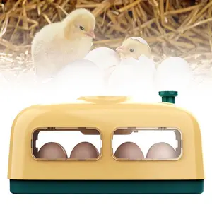 8 Egg Incubator, 16W Automatic Egg Turner, 30-39.5℃ Temperature Control Incubator, LED Egg Candle Tester, Home Train Model Shape Incubator for Hatching Chicken, Duck and Bird Eggs