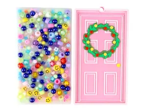 Pink Door Picky Pad Tray  Ornament Satisfy Your Urge to Pick, Pop and Peel Stress-Free! Rectangle Coasters