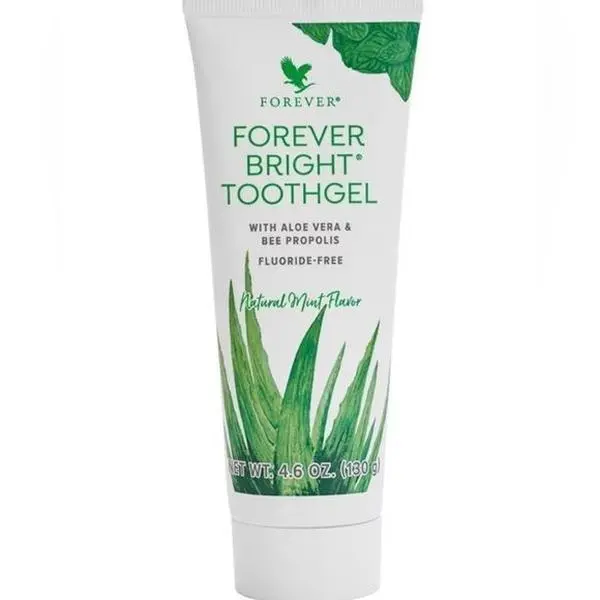 Multi Pack Merchant Forever Bright Fluoride-Free Toothgel - 4.6 oz Aloe Vera with Bee Propolis, Peppermint-Spearmint Flavor, Gluten-Free Natural Toothpaste Alternative (No Fluoride Toothpaste Option)
