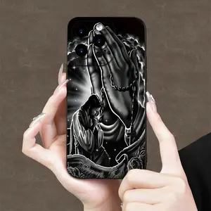 Case for iPhone 17 Pro Max Plus Air/ 16 Pro Max 15 Plus 14 13 12 11 XS  Creative Jesus Pattern Drop Protection Shockproof Soft Silicone smartphone Cover iphone  15  pro  max  case