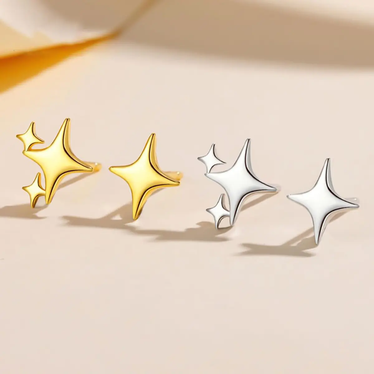 Women's Star Stud Earrings - Hypoallergenic, Perfect Gift for Occasions