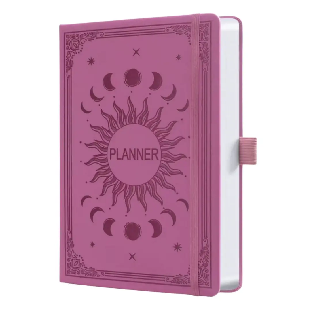 Adhd-Friendly Leather Undated Daily Planner, Office Planner, 7-Month A5 Hardcover Organizer, 300 Pages, Weekly & Monthly Life Planner, Focus & Time Management, Hardcover Journal, Planner Notebook, Productivity Planner, Weeks Planner, Day Planner