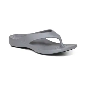Maui Orthotic Women's Flips - Matte Grey