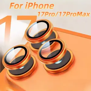 Apple iPhone 17 Pro/17 Pro Max Camera Lens Protector Film, HD Ultra-Clear Lens Protection, Durable Scratch-Resistant, Easy Installation, Smartphone, Cellphone Protective, Accessories