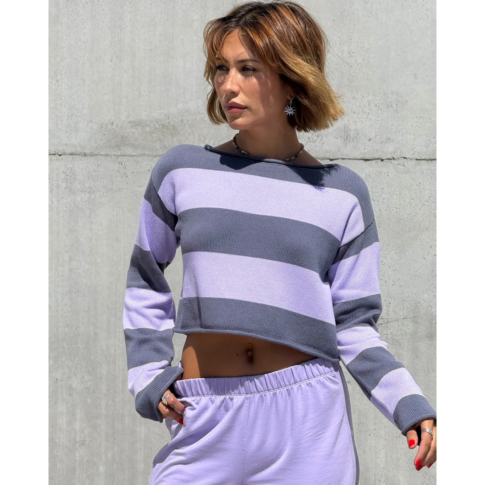 Rugby Crop Sweater