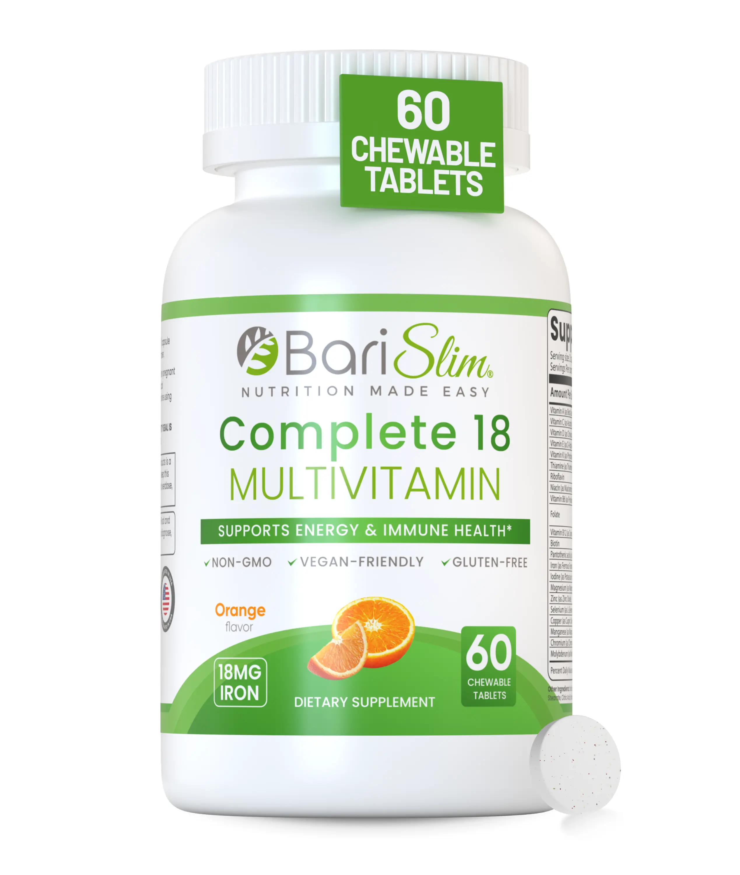 Complete 18 Bariatric Multivitamin - Orange