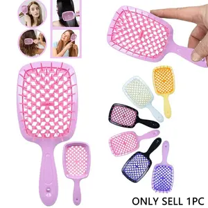 Hair Brush, Curved Vented Detangling Hair Brushes for Women Men Wet or Dry Hair,Faster Blow Drying Styling Professional Paddle Vent detangler brush for Curly Thick Wavy Thin Fine Long Short Hair, Detangling Hairbrush