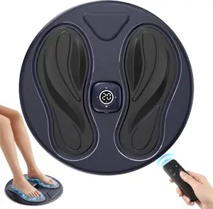 Professional EMS Foot Massager Mat — Advanced Neuropathy & Plantar Fasciitis Pain Relief | Portable Muscle Stimulator & Circulation Booster for Leg Revitalization Fascia Reliever Body Care Machine, Blood Flow Booster Massage Devices, Ems  Massage Devices