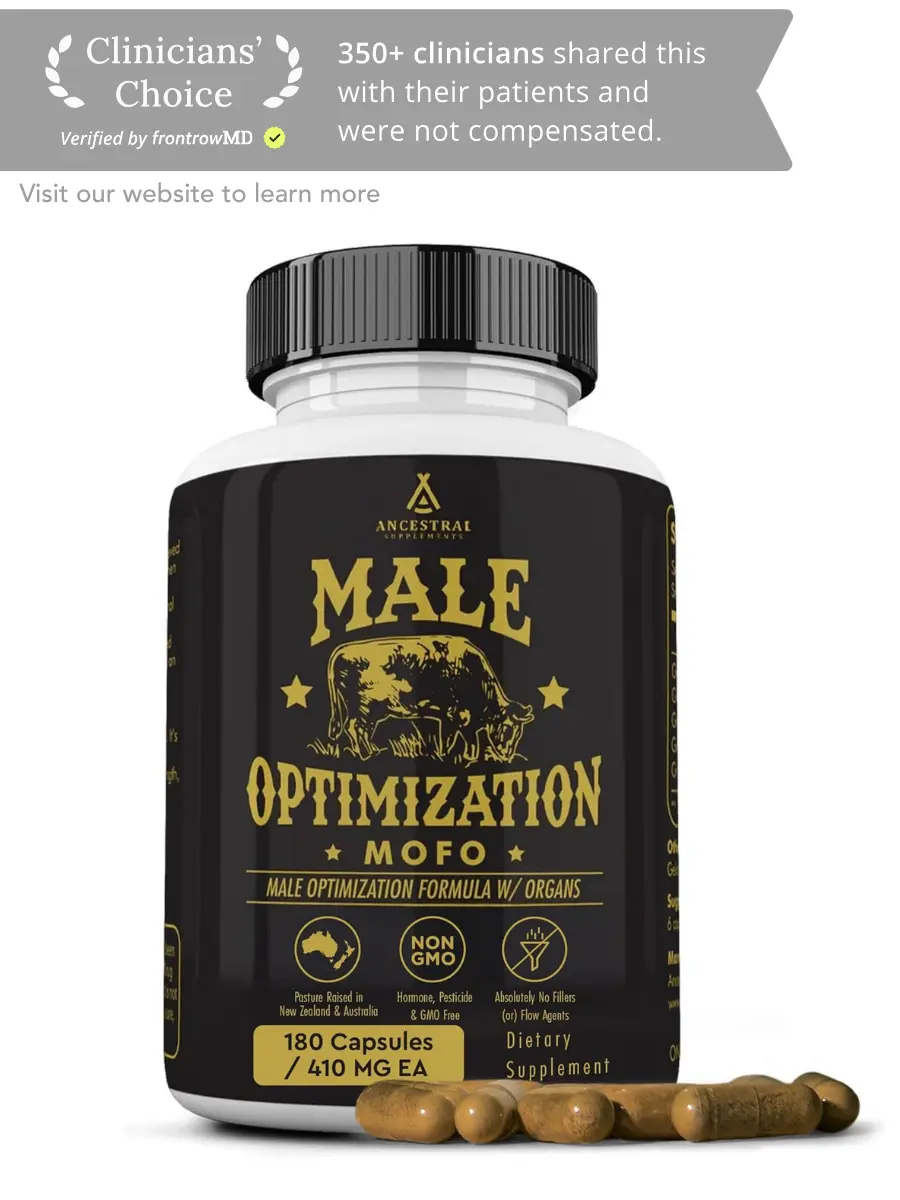 Ancestral Supplements MOFO-  180 Capsules Supports Energy Production Detoxification Digestion Immunity Full Body Wellness Non-GMO Freeze Dried Liver Health Supplement Supplement Edible Healthcare Fitness