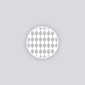 Diamond Chain Circle Clay Stencil