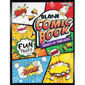 30 Sheets Blank Comic Book  Perfect for Drawing Manga & Superheroes