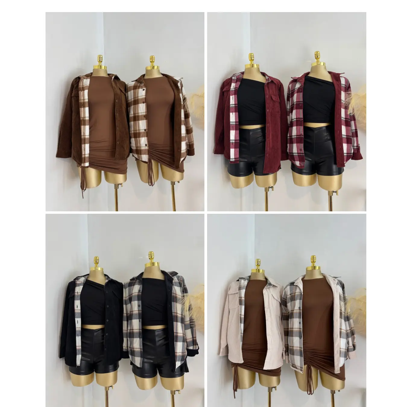 Pretty In Fall Reversible Flannel Jacket Pretty In Fall Reversible Flannel Jacket