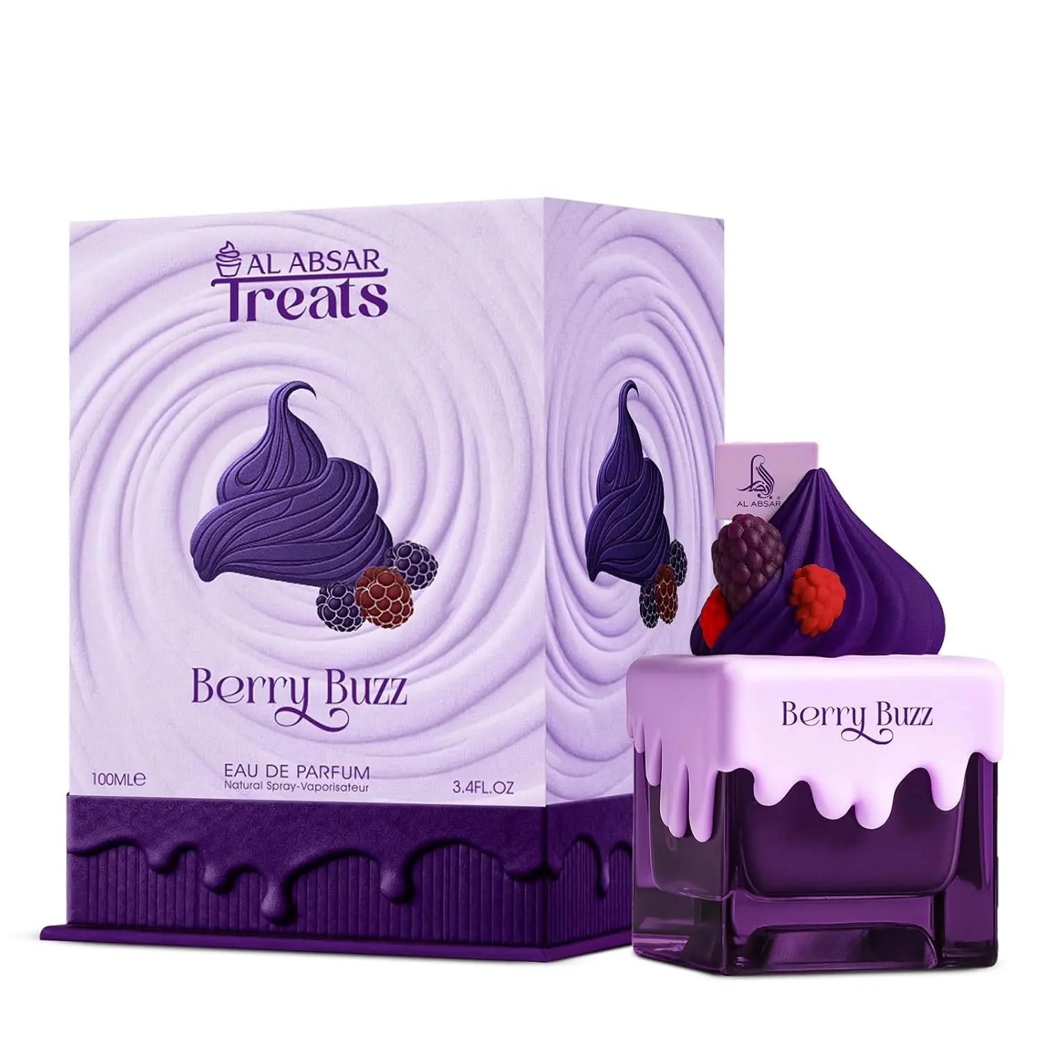 Berry Buzz Perfume 100ML - Eau de Parfum For Him & Her - Fruity Gourmand Long Lasting Unisex Fragrance