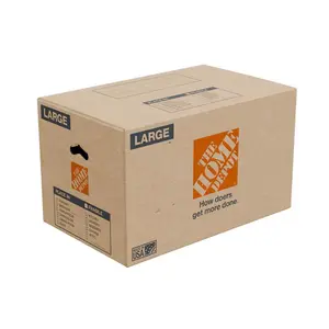 Large Moving, Shipping, Packing Box with Handles (10 Pack)