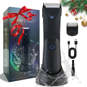 Manscape Groin & Body Hair Trimmer for Men, Electric Pubic Trimmer Shaver,Manscape Kit with Ceramic Blade Head,Waterproof Wet/Dry Shaver